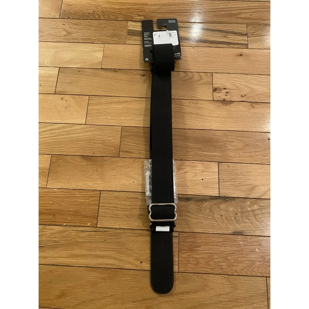 Under Armour Mens Baseball Belt Black Adjustable OSFA‎ Elastic Web NEW